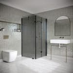 Duschhörn Hietakari Classic 147 Fast Vägg och Vikbar Dörr