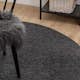 Flatvävd Matta KM Carpets Porto Rund