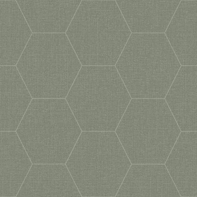 Tapet ESTAhome Vaxkakemotiv Grå Olivgrön