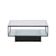 Soffbord furniture/fashion Maglehem Svart Vardagsrumsbord i Glas/Stål 90x90cm