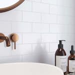 Kakel Tenfors Rustik Vit Slät Matt 10x20 cm