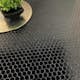 Mosaik Tenfors Hexagon Svart 2,5x2,5 cm