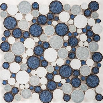 Mosaik Tenfors Orbit Blue 30x30 cm