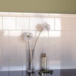 Kakel Lhådös Sekel List 5x15 vit