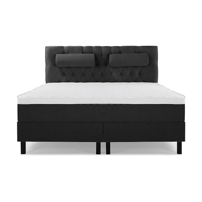 Kontinentalsäng Bedly Sängpaket Lucky Diamant 160x200 Svart Skum