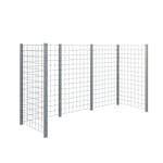 Avfallsskjul PLUS Spaljé 258x89x147 cm