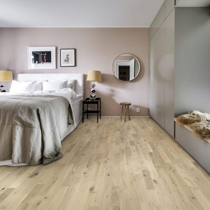 Parkettgolv Kährs Beyond Retro Frosted Oat Ultramatt Lack Ek 3-Stav