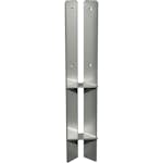 Hörn PLUS stolparfot för nedgjutning För stolpar 9x9x cm - Längd 60 cm