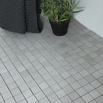 Mosaik Tenfors Carnaby Gris Matt 5x5 cm