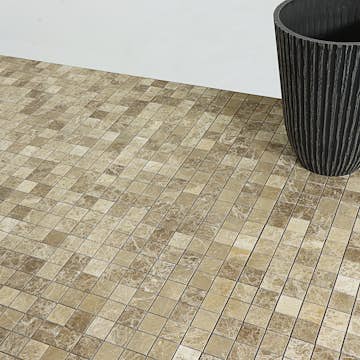 Mosaik Tenfors Marmor Beige 5x5 cm