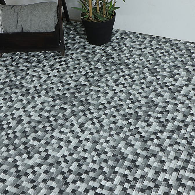 Mosaik Tenfors Mied Grey 1,5x1,5 cm