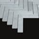 Mosaik Tenfors Marmor Fishbone Light Grey 2x10 cm