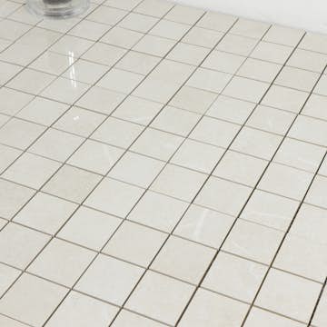 Mosaik Tenfors Soapstone White Blank Marmor 7x7 cm