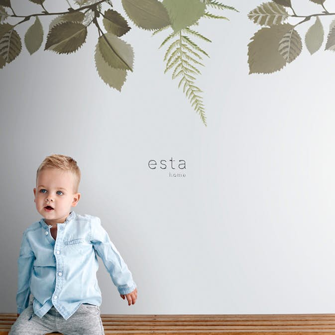 Fototapet ESTAhome Skogens Djur Grönt Och Brunt EW159050