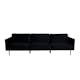 3-sitssoffa Venture Home Zoom Sammet