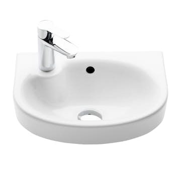 Tvättställ Ifö Vinta Asymmetriskt Rund 400 mm