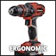 Slagborrmaskin Einhell TE-CD 18/40 Kit (2x2,0Ah)