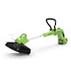 Grästrimmer Greenworks G40LTK2 40V Frontmonterad 2x2Ah med Batteri & Laddare