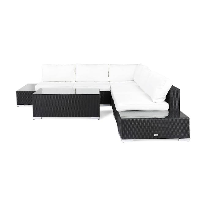 Loungegrupp Comfort Garden Bahamas 5-sits inkl. Utebord och Dynor Utomhus