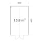 Växthus Palmako Emilia 14,5 m2
