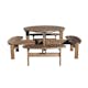 Picknickbord Baltic Garden Rondo Picnic, Robust Bänkbord med 8 Sittplatser