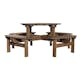 Picknickbord Baltic Garden Rondo Picnic, Robust Bänkbord med 8 Sittplatser