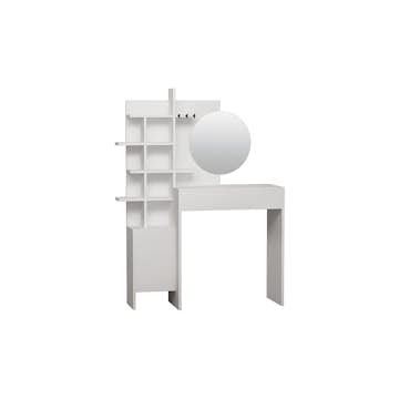 Sminkbord In Living Decortie med Förvaring och Spegel