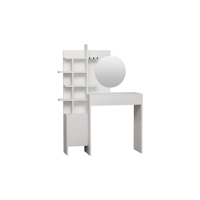 Sminkbord In Living Decortie med Förvaring och Spegel