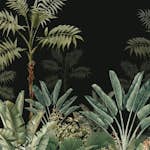 Fototapet ESTAhome Djungel Svart/Grå/Grön