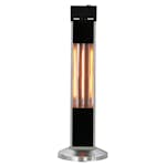 Terrassvärmare Home it Fristående Svart/Aluminium 2000W