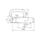 Operationsblandare FM Mattsson Tronic WMS med Termostatfunktion
