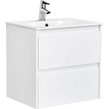 Tvättställsskåp Alterna Luxor Kompakt med Materialkomposit Tvättställ