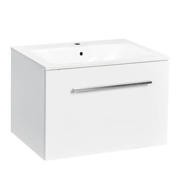 Tvättställsskåp Alterna Ella Aqua med Ariella Tvättställ