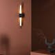 Inomhus Vägglampa Venture Home Clermont Svart/Vit Järn & Akryl