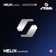 Bordtennisgummi Stiga Sports Helix Platinum H Red 2.2
