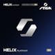 Bordtennisgummi Stiga Sports Helix Platinum XH Red 2.2