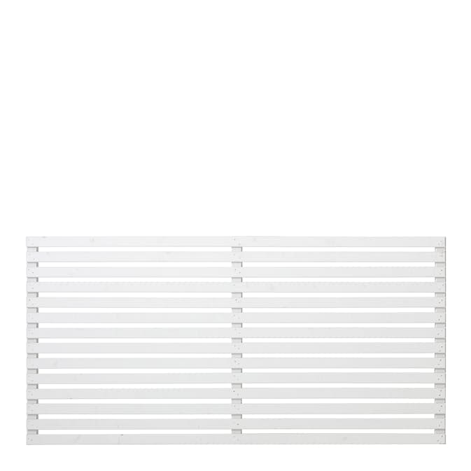 Staket PLUS Tokyo Grundmålad Vit 180×140 cm