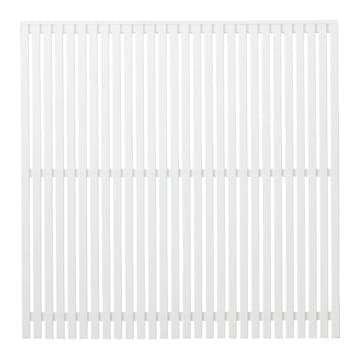 Staket PLUS Sendai Grundmålad Vit 180×180 cm