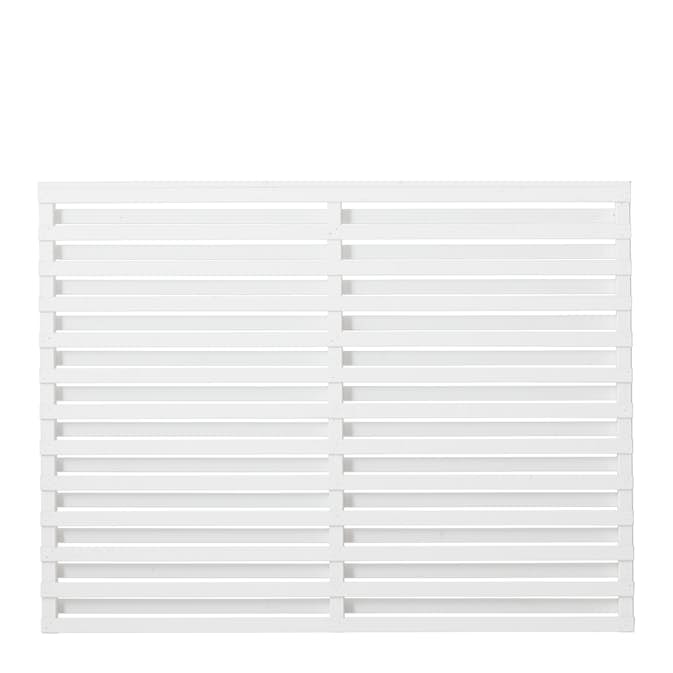 Staket PLUS Osaka Grundmålad Vit 180×136 cm