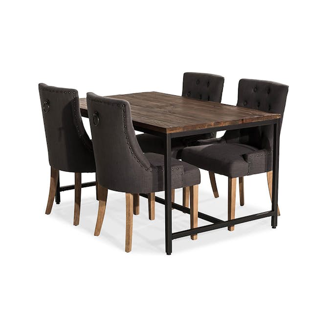 Matgrupp Manor House Wilmer med 4 Viktoria Stolar