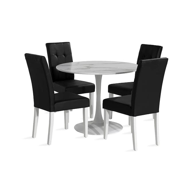 Matgrupp Scandinavian Choice Caitly med 4 Viktor Stolar