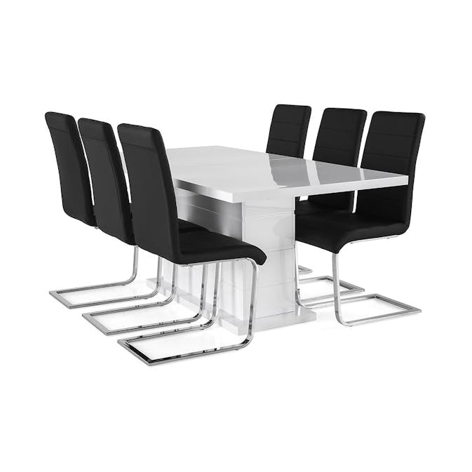 Matgrupp Scandinavian Choice Ratliff med 6 Cibus Stolar