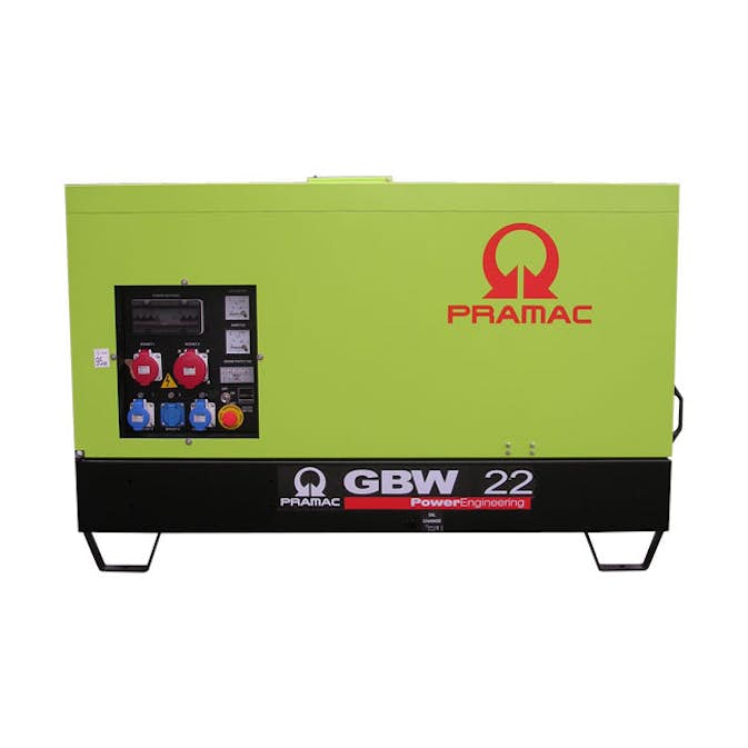 Elverk Pramac GBW22Y MCP (täckt) 3-fas Diesel