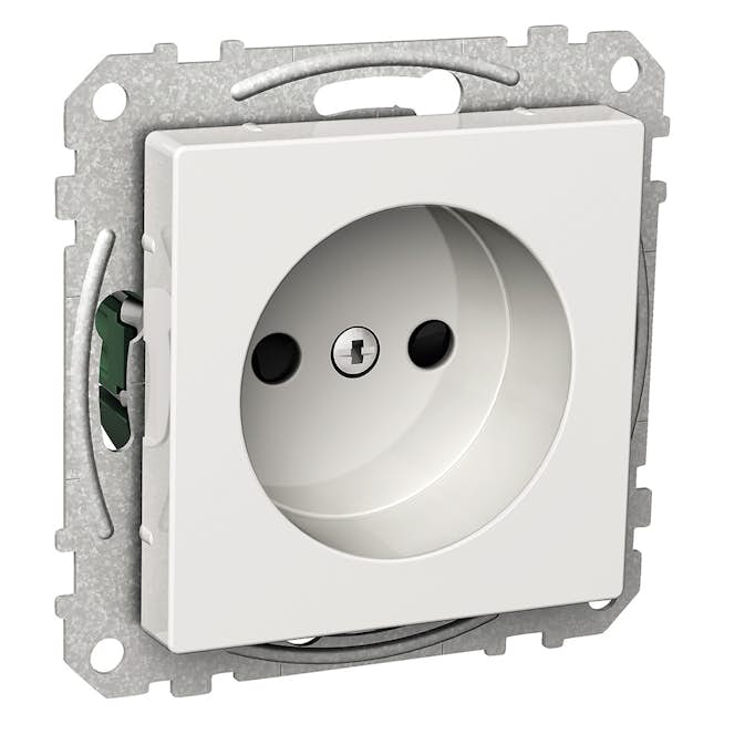 Vägguttag Schneider Electric Exxact Ojordat