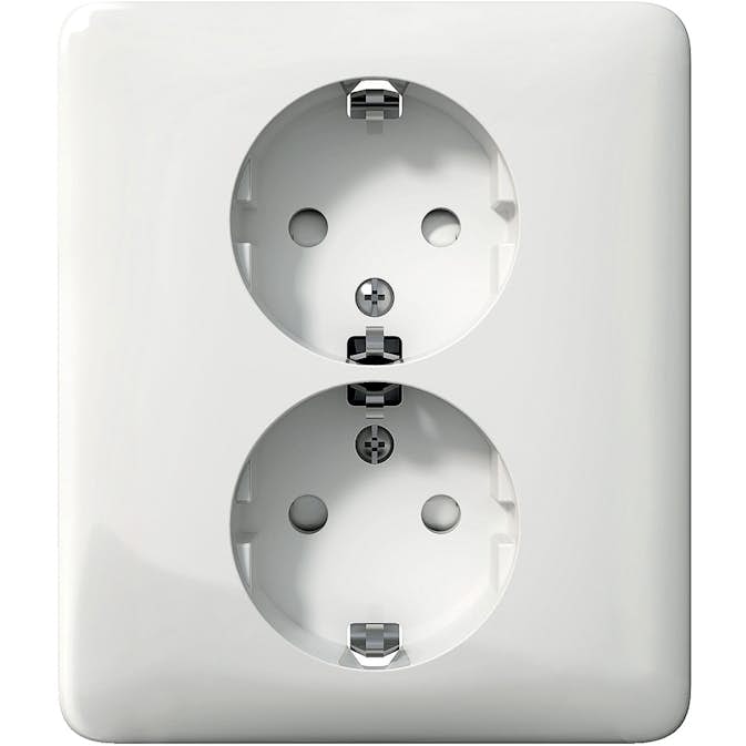 Vägguttag Schneider Electric Exxact Kombianslutning