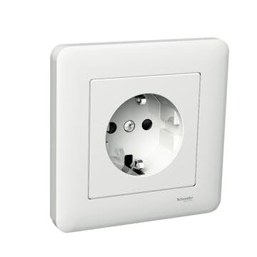 Vägguttag Schneider Electric Exxact Komplett