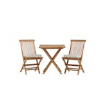 Matgrupp Venture Home Kenya Fällbord med 2 Kenya Fällstolar