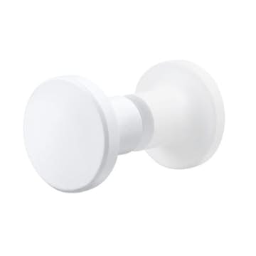 Knopp Rund Alterna Lusso Matt Vit