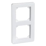 Ram 2-fack Schneider Electric Exxact Primo för Lodrät/Vågrät Montering med Bortbrytbar Mellandel Vit