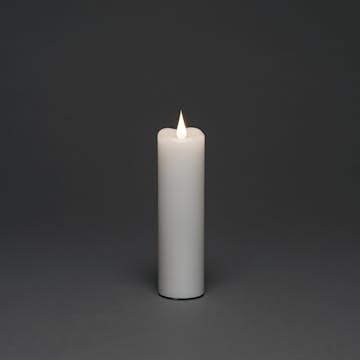 Vaxljus Gnosjö Konstsmide 5x17,8 cm LED Vit